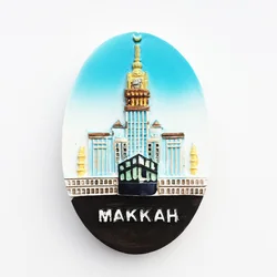 Saudi Arabia Mecca Travelling Fridge Magnets The Holy City Makkah Tourism Souvenirs Fridge Stickers Home Decor Wedding Gifts