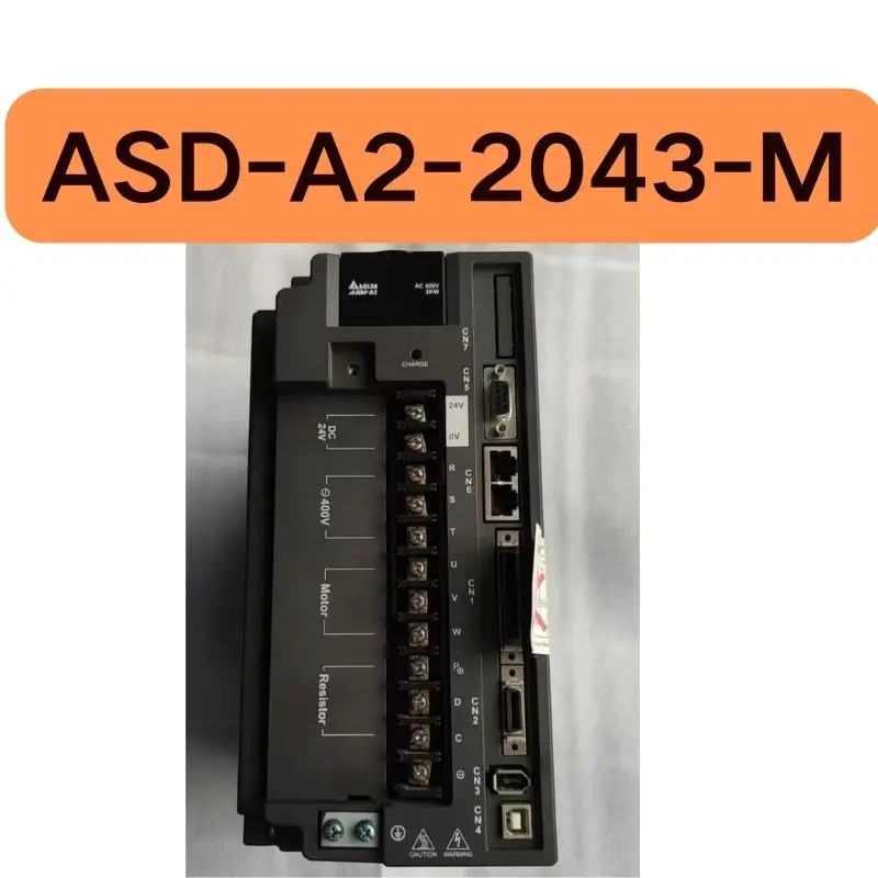 محرك سيرفو عالي الضغط A2 مستعمل 2000 وات، تم اختباره ASD-A2-2043-M بشكل جيد، وظيفة سليمة