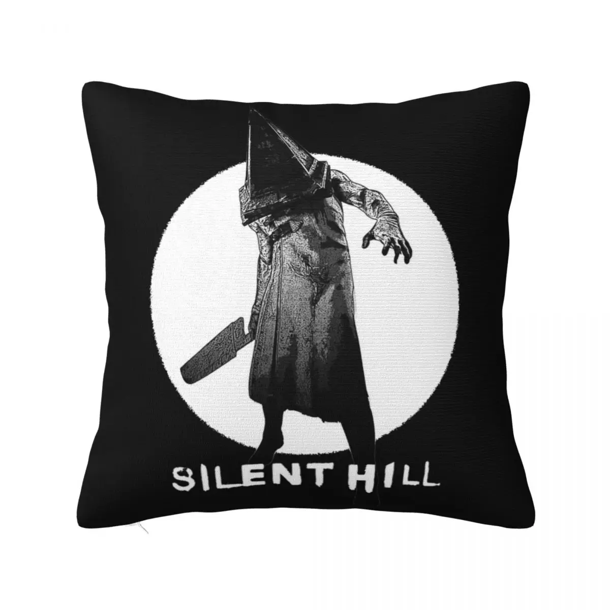 Silent Hill Pyramid Head Pillowcase Printing Polyester Cushion Cover Decor Throw Pillow Case Cover Home Zipper 40*40cm