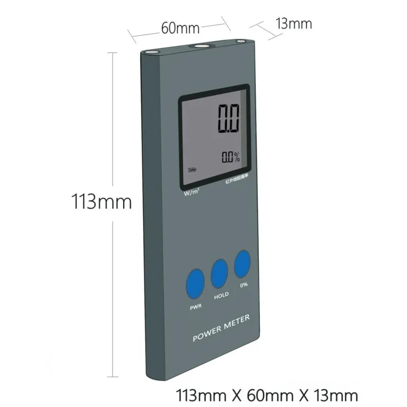 Handheld Insulation Film UV IR Blocking Tester Infrared Power Meter Glass Window Tint Meter Solar Film Transmission Meter