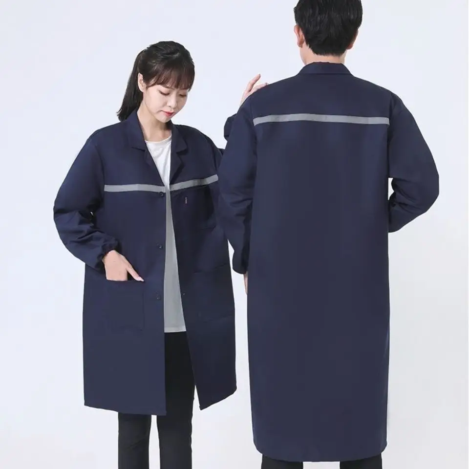 Labor insurance women\'s work dust cover coat long coat jacket male warehouse keeper breeder handling clothes labor insurance