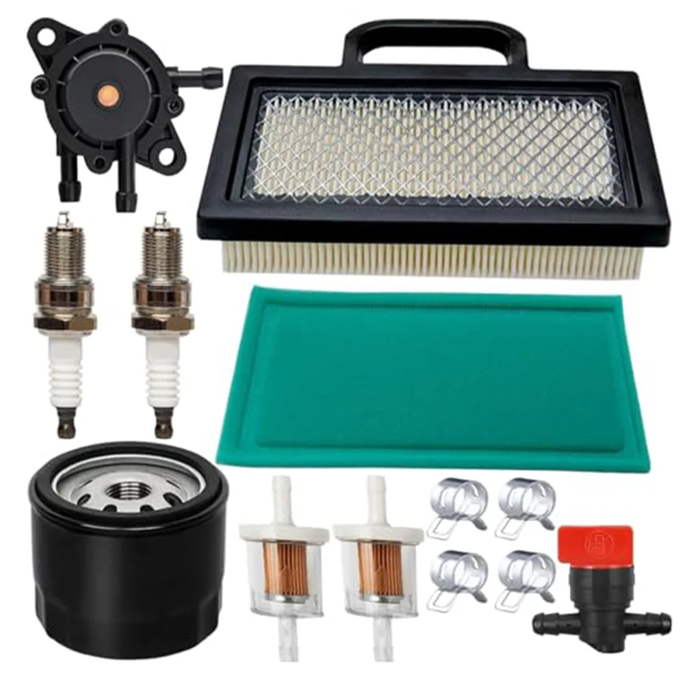 Lawn Tractor Tune-Up Kit ForJohn ForDeere L111 LA135 LA145, Compatible 499486S, Spark Stopper Fuel Pump And Filter Assembly