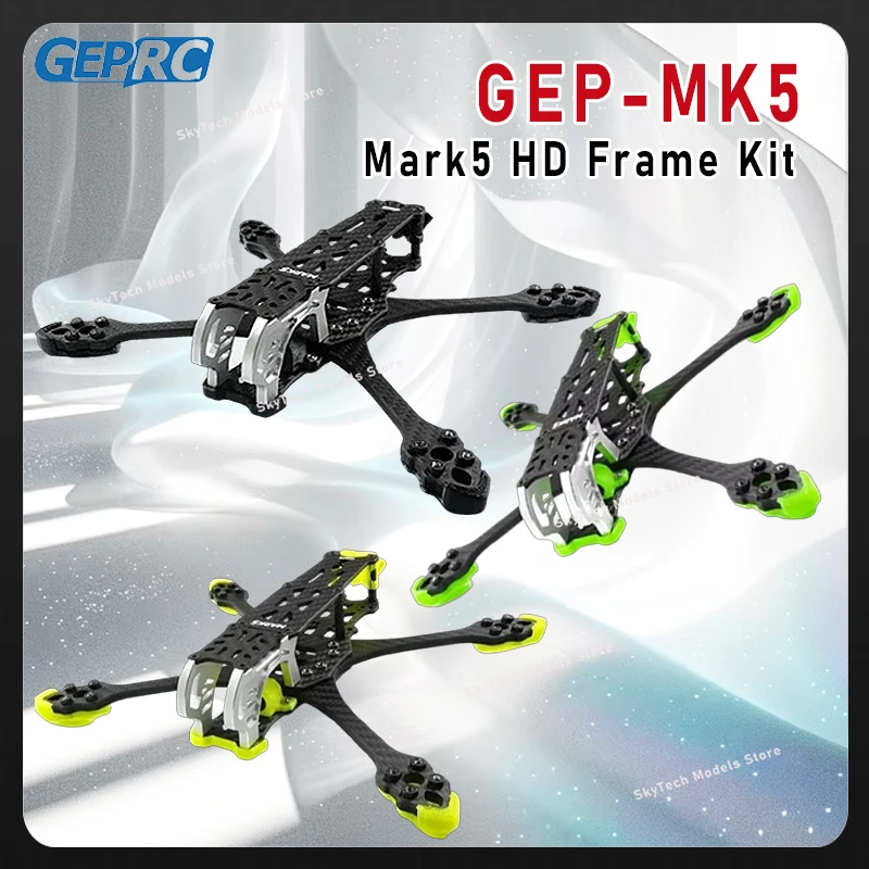 GEPRC GEP-MK5 Mark5 HD Frame Kit - 5inch 225mm Wheelbase FPV Freestyle Racing RC DIY Frame