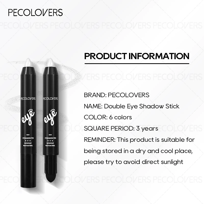 Eye Shadow Lying Silkworm Highlighter Pen Matte White Pen Korean Makeup Cosmetics Professional Glitter Eye Makeup For Women