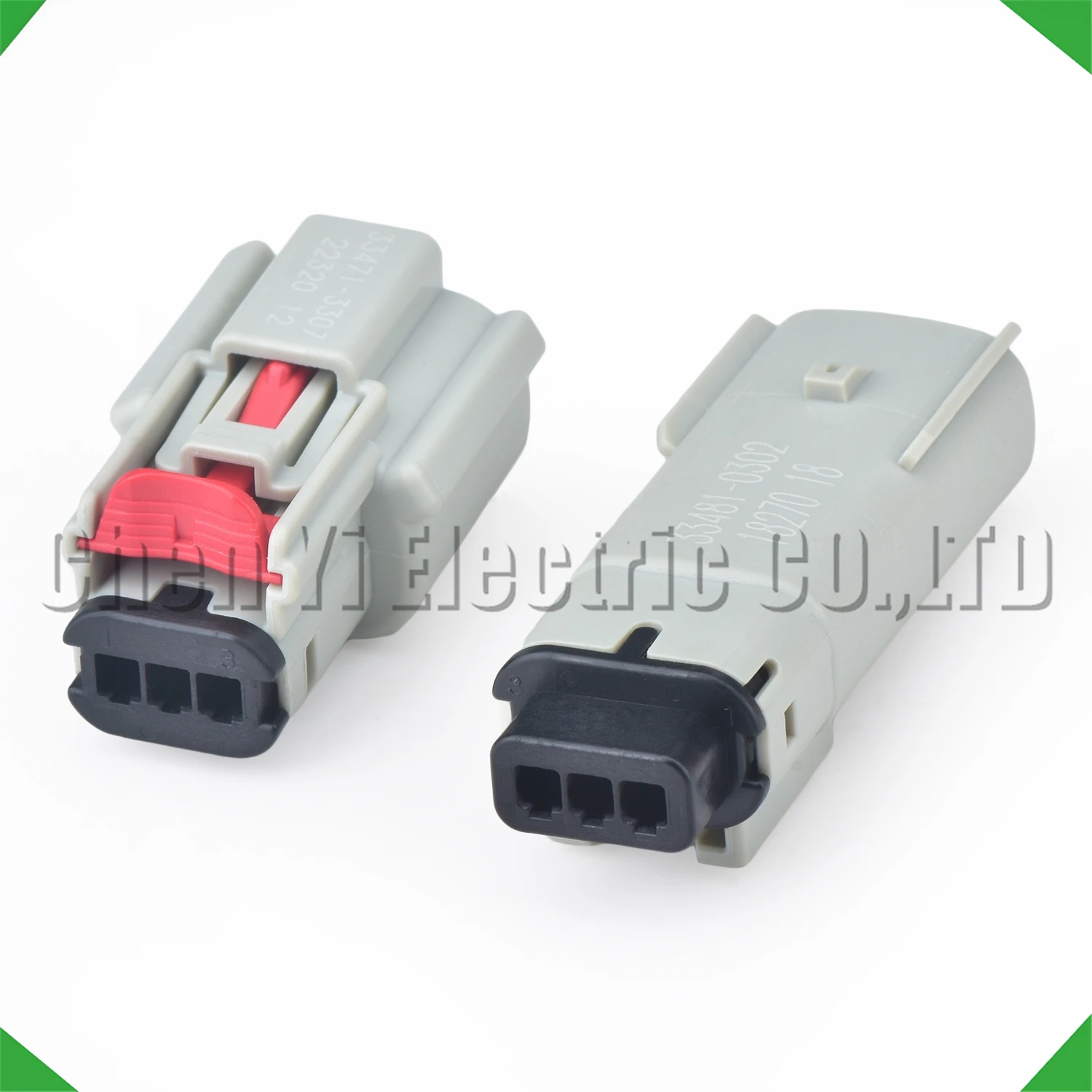 3 Pin Automotive Connectors Car turn signal fog light Wire harness Plug 33471-3307 33481-0302 For Buick Cadillac