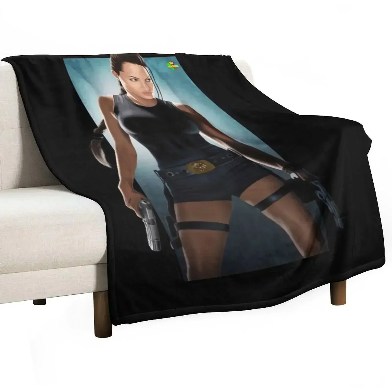 tomb Raider Throw Blanket heavy to sleep Warm Single Blankets Sofas Of Decoration Blankets