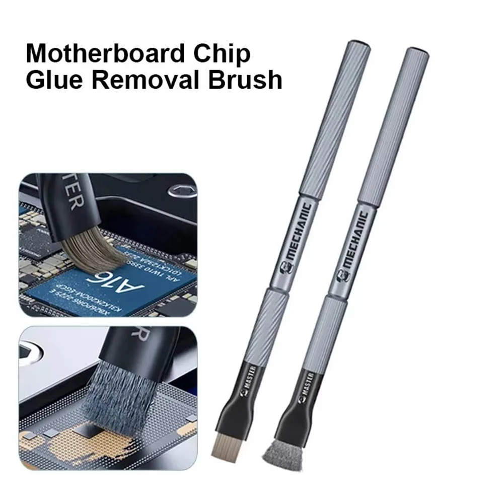 Mechanic Motherboard Chip Glue Removal IC Pad Cleaning PCB CPU Clean Dust PCB BGA Repair Soldering Brush Bristle Brush