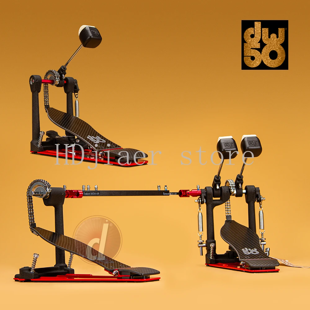 

Carbon Fiber limited edition carbon fiber bass drum pedal, single pedal and double pedal are super exciting