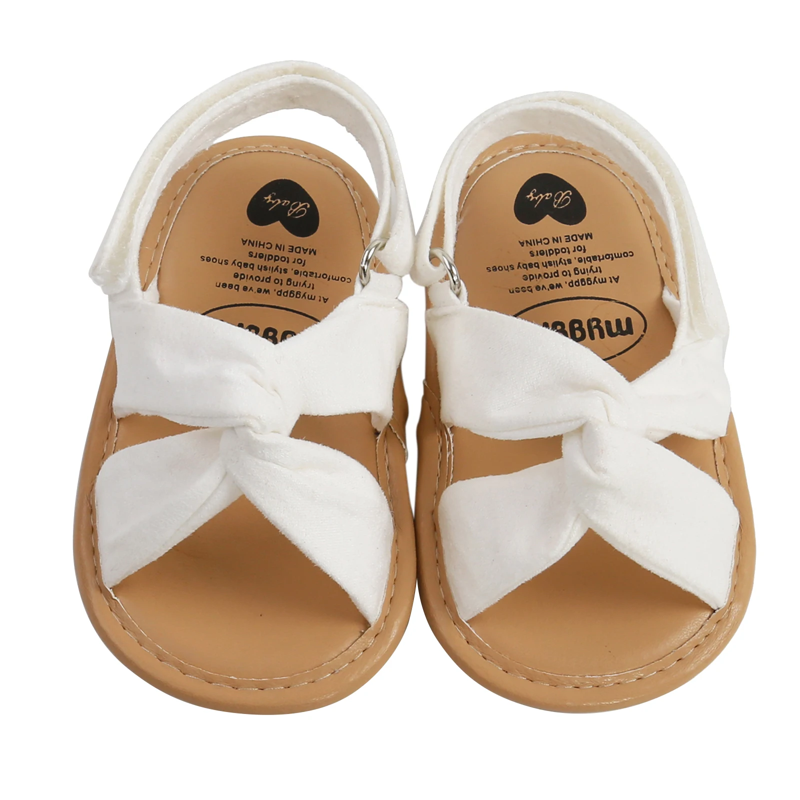 SXYPAYXS-Breathable Summer Baby Girls Sandals Toddlers Simple Style Solid Color Soft Sole Shoes Outdoor Indoor Prewalker