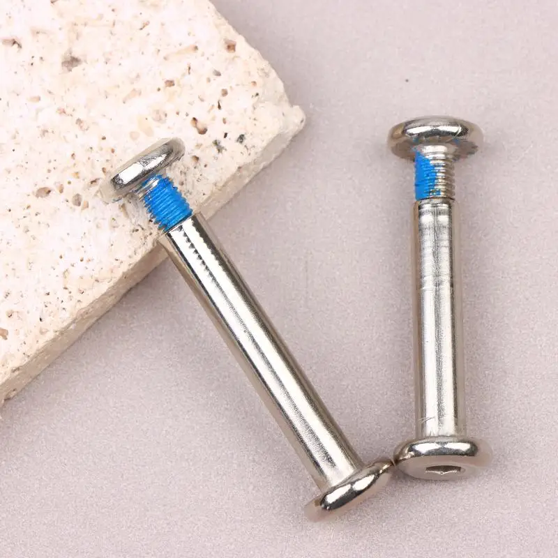 New 10Sets Roller Skates Parts Axle Male Female Screws Diameter 6MM *31MM/36MM For Adult Kid Free Skating Inline Skates Wheel