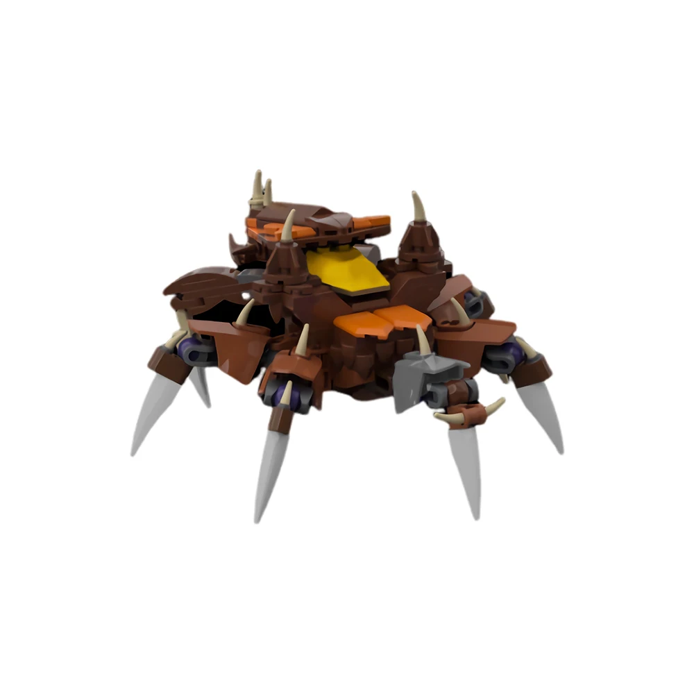 Gobricks Moc Space Warfare Zerg Lurker Model Bouwstenen Klassiek Spel Schepsel Monster Bakstenen Speelgoed Kinderen Verjaardagscadeau