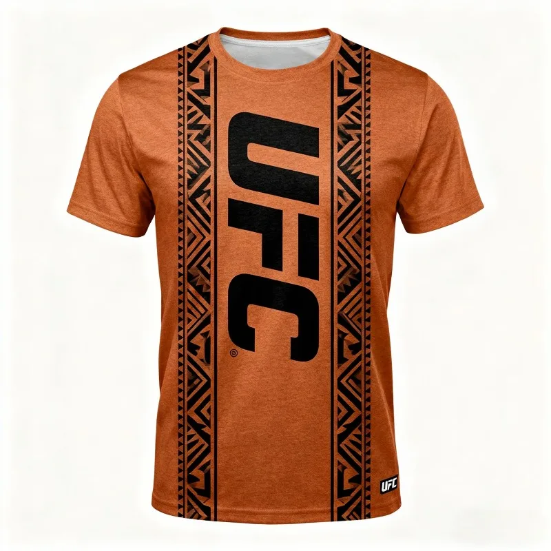 

MOTO-2025 мужские футболки UFC, спортивная одежда, быстросохнущие топы с градиентом и короткими рукавами, уличная мужская одежда для бокса, бега