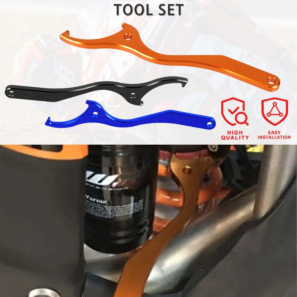 

2024 Для KTM 125 150 200 250 300 350 400 450 500 SX SXF EXC EXCF XC XCF XCW XCFW 2017 2025 гаечный ключ для задней демпфирования амортизатора