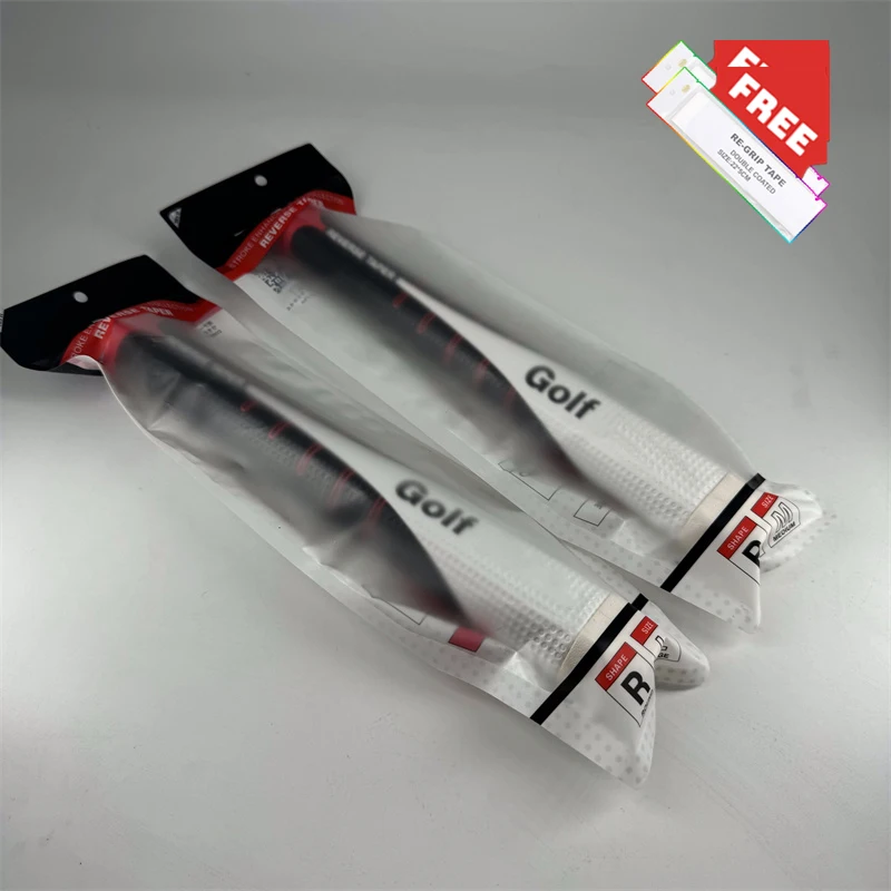 Cinta gratis 1/5 Uds RESEVER TAPER Series palos de Golf redondos empuñaduras grande PU Putter mango de goma medio Golf Putter Kit de empuñaduras Golf 5