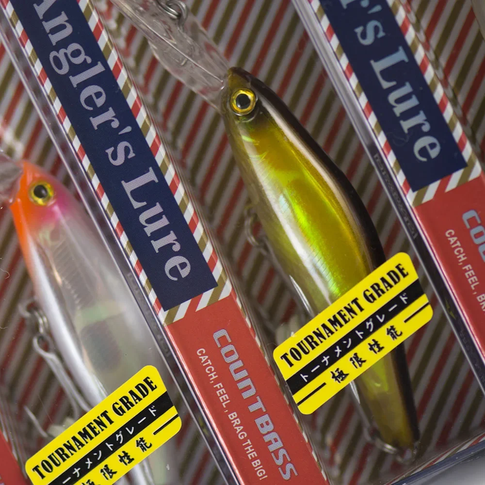 Countbass Sinking Minnow  65mm, 7.3g Hardbaits Fishing Lures for Freshwater Bass Pike Trout
