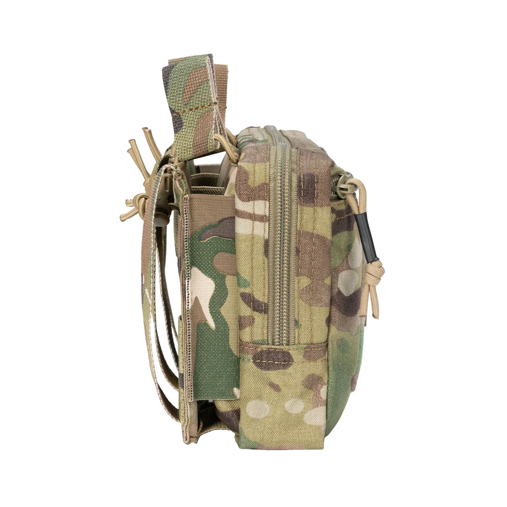 Tactical Molle Pouch with Triple Magazine Pouch Open-Top Mag Pouches Universal Cartridge Holder Accessories Bag