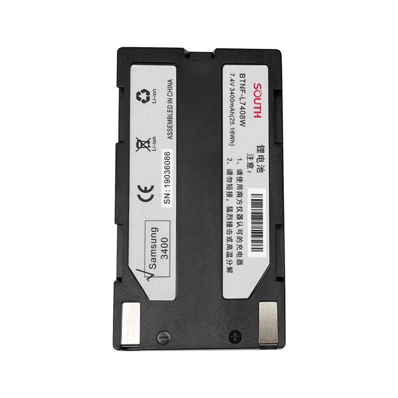 3400mAh بطارية لجنوب 9600 S82 سلسلة نظام تحديد المواقع S82 S86 S82T S86T GNSS RTK BT-L7408W سعة كبيرة بطارية ليثيوم أيون 7.4 فولت بالجملة