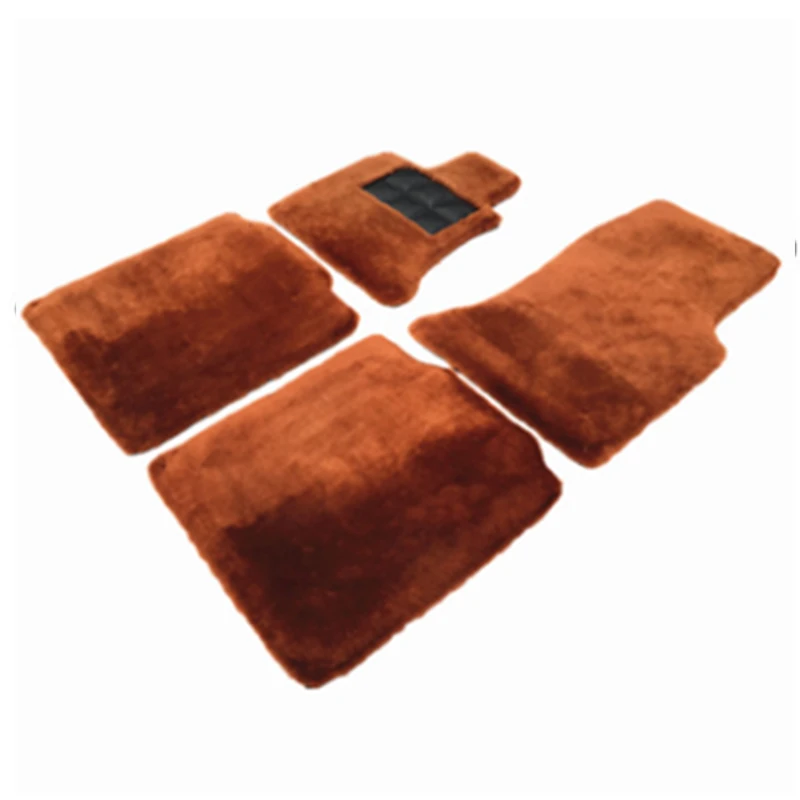 needle-punched 35mm thick car floor mats full set of 100%  pure wool waterproof, dustproof, non-slip, easy to clean,