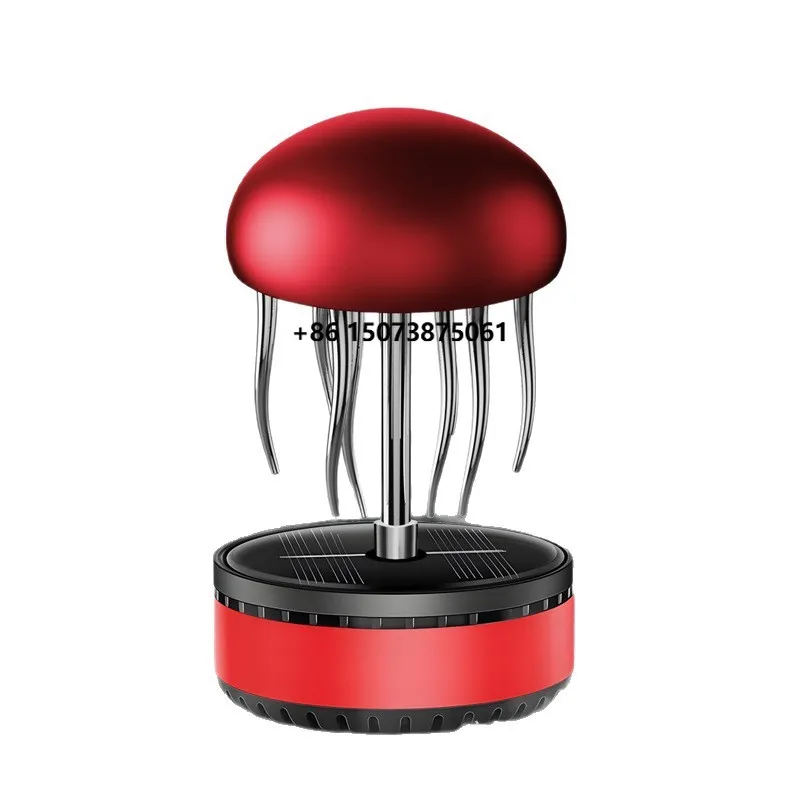 Factory Direct Plastic Solar Jellyfish Car Perfume Rotating Aromatherapy with Lasting Fragrance Creative Design Car Pendulum
