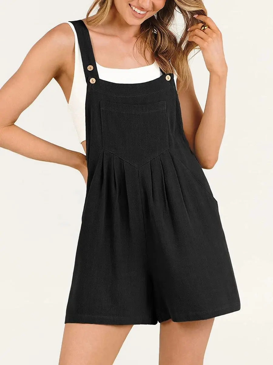 

Женские свободные летние комбинезоны-шорты Fernvia, джинсовые комбинезоны-шорты Svel, женская модная одежда осень 2023, женские джинсы