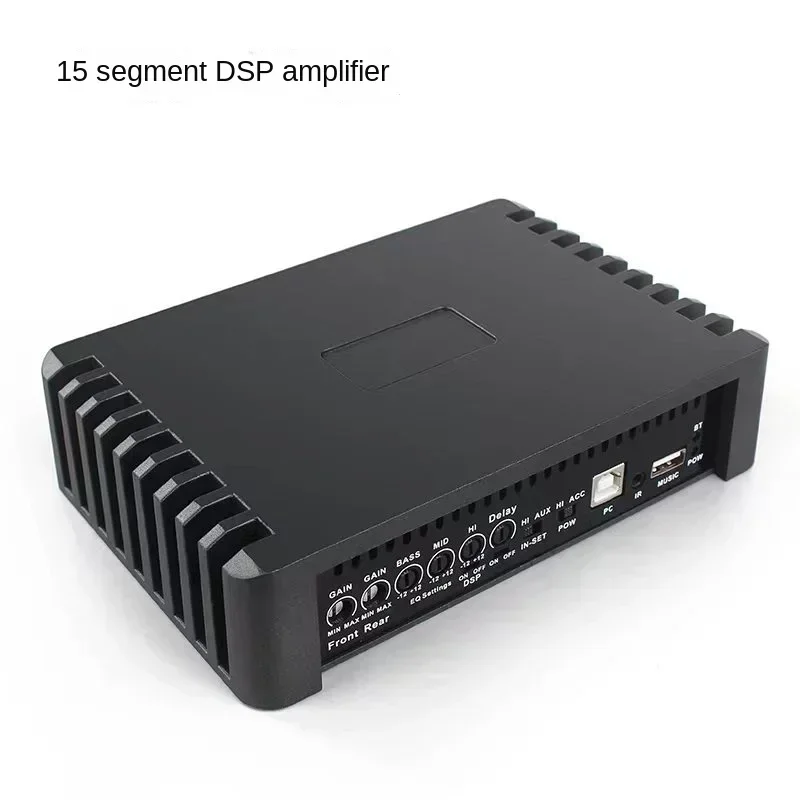 Durable 4 in 6 Out 15 Segments DSP Power Amplifier Box RY-150