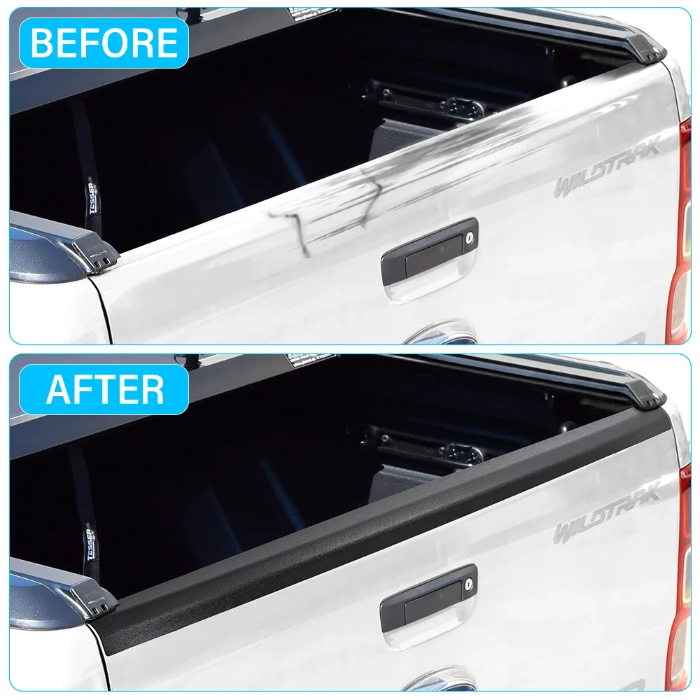 CAR RAIL GUARD CAP PROTECTOR REAR COVER TAIL GATE COVER TRIM FOR FORD RANGER WILDTRAK 2012-2022 PX PX2 PX3 XLT T6 T7 T8 XLS