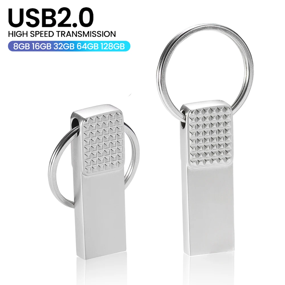 

Новый металлический флэш-накопитель USB, высокоскоростной, 4 ГБ, 1 ГБ, 2 ГБ, 512 МБ, 256 МБ, 128 МБ, черный флэш-накопитель, 32 ГБ, U-диск, подарочный брелок