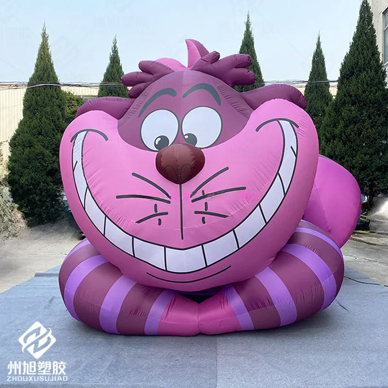 

Inflatable Cheshire Cat, animal air model, with blower, outdoor shopping mall square activity decoration