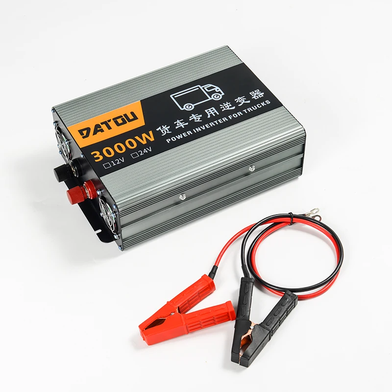 3000W modified sine wave inverter  DC 24V To 220V Peak 6000W  batteries  for trucks