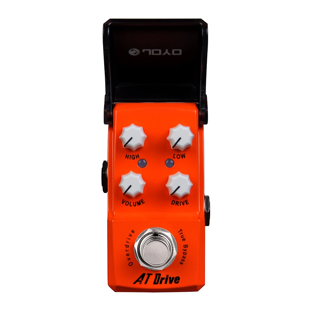 JOYO JF-305 AT DRIVE Overdrive Guitar Pedal Creamy Bluesy Mids ±12dB Active Low/High EQ Built-in Compression True Bypass view 4