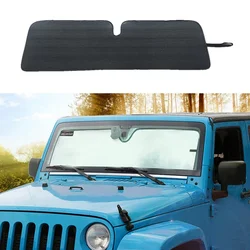 Car Front Anti UV Ray Window Sun Windshield Sunshade Shade Cover for Jeep Wrangler TJ JK 1997-2017 Car Accessories Stylin