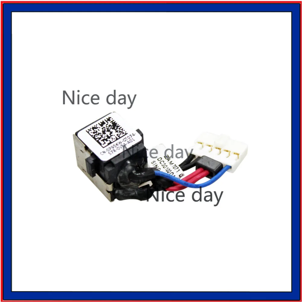 Dc Power Jack W/ Cable Cha01 Dc30100qd00 Zam70 P95kw For Dell Latitude E5450