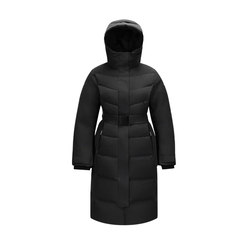 Semir donsjack dames lange lengte parka 2024 nieuwe winter ganzendons warme outdoor winddichte bovenkleding - afbeelding 2
