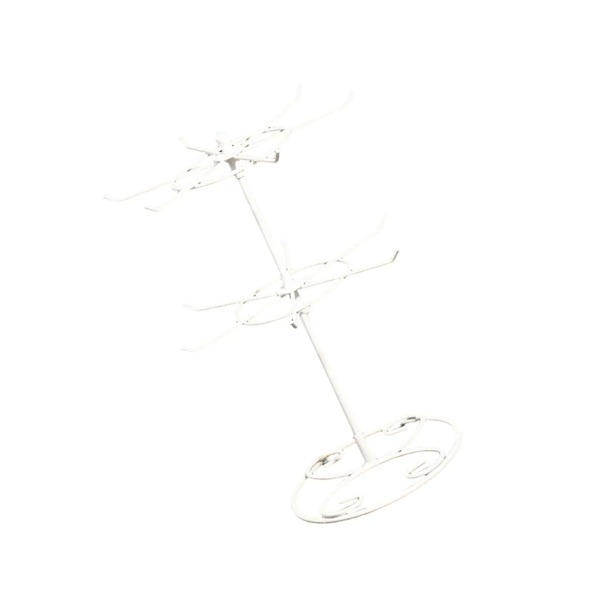 

Подставка для ювелирных изделий, подвесная 2-слойная подставка для ожерелья, серег, шпилек, ювелирных изделий