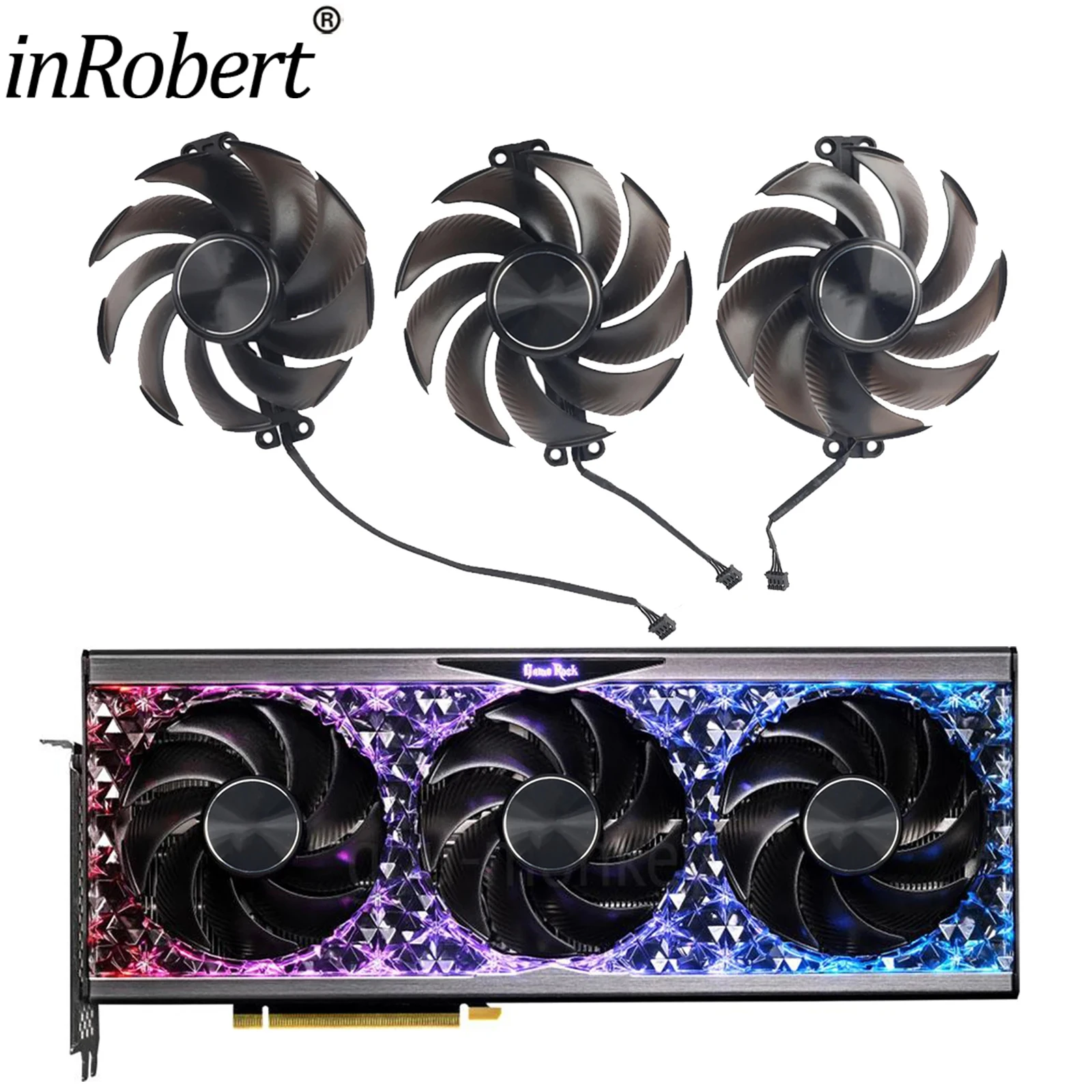 RTX4080 4090 New 90mm TH9520B2H-PCB01 Cooling Fan for Palit GeForce RTX 4080 4090 GameRock OC Graphics Card Cooler