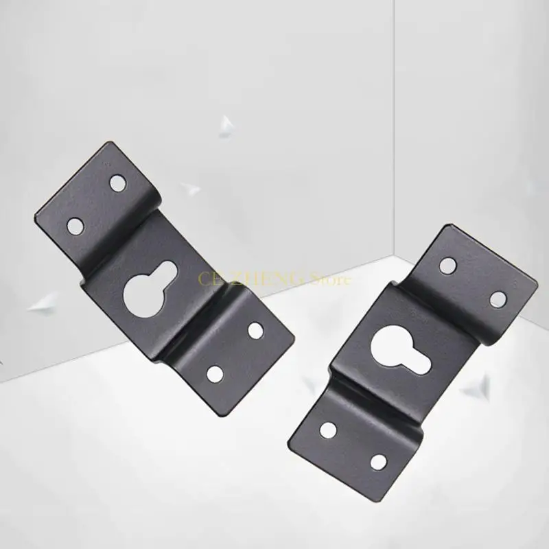 E56B 다기능 스피커 월 마운트 서라운드 사운드 브래킷 스피커 용 벽 마운트 아이언 후크 걸이 플레이트 설치