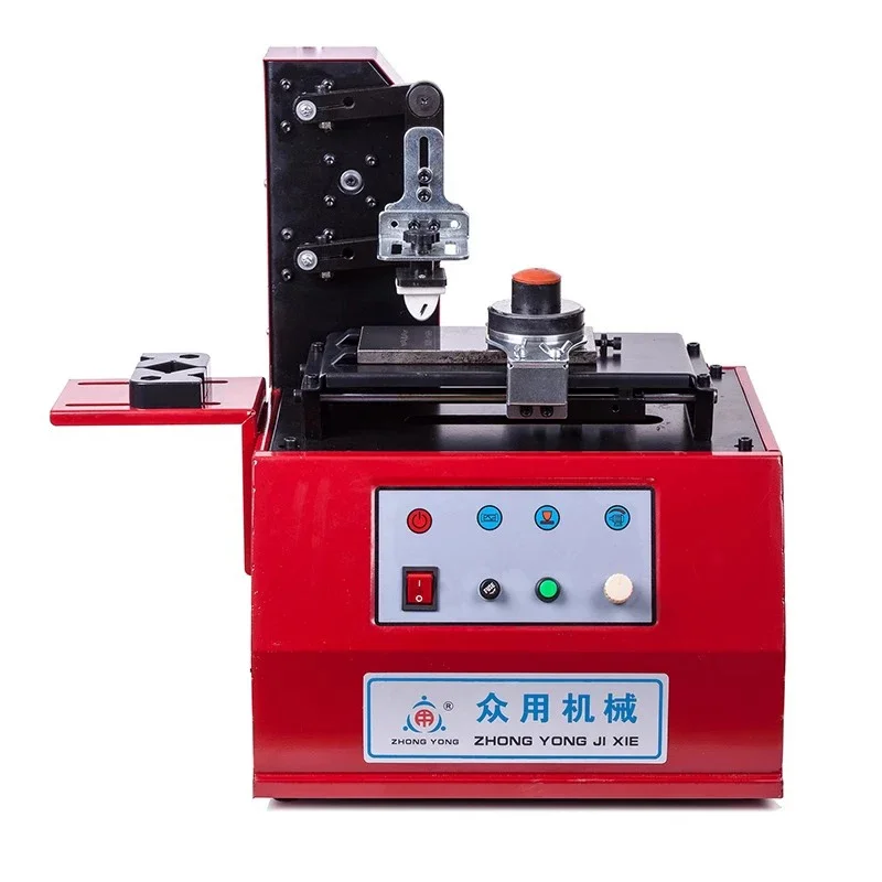 Semi-automatic Desktop Electric Pad Printer Ink Printer for  Product Date Small Logo Print Cliche Plate Rubber Pad 100W 220V