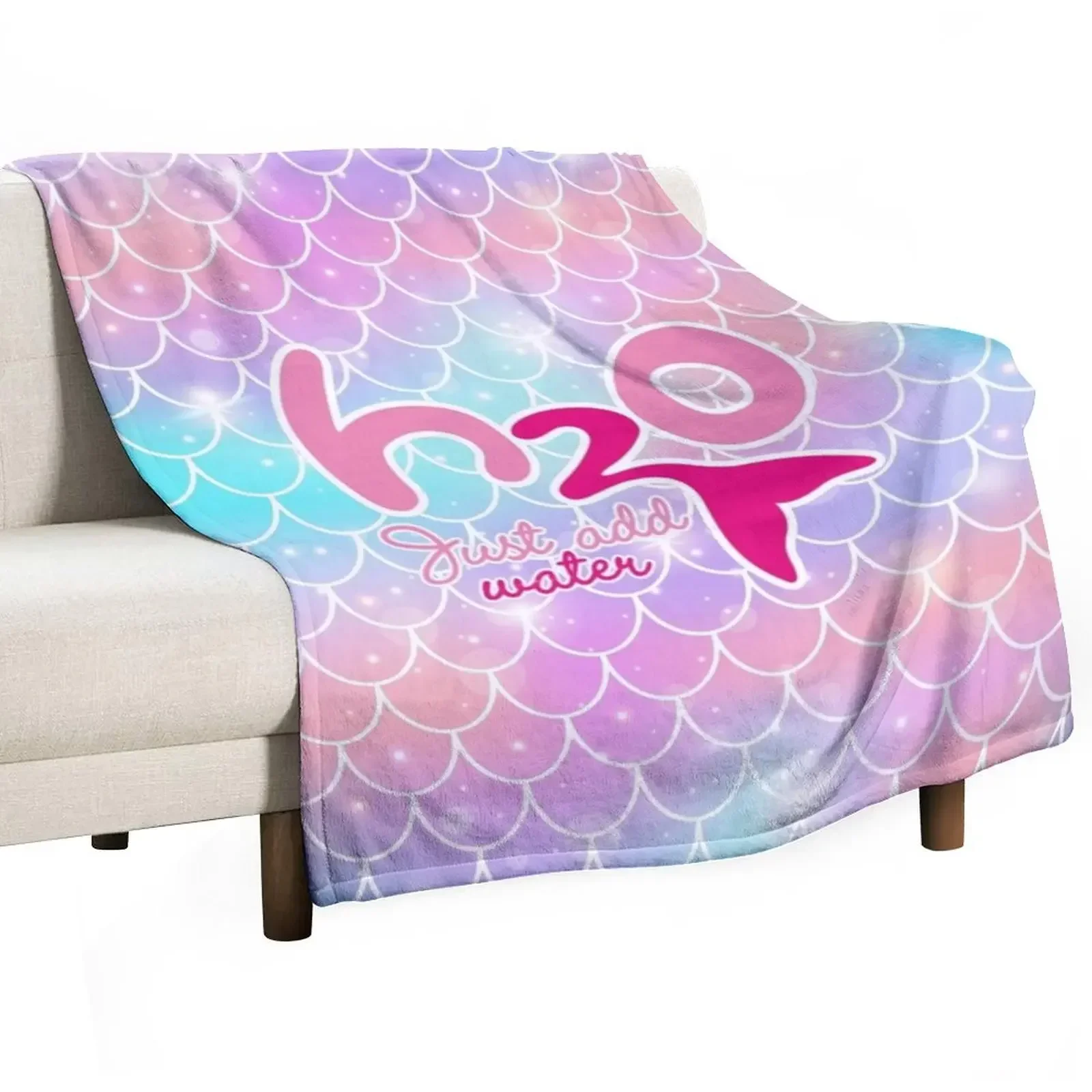 

H2O: Just Add Water Throw Blanket Soft Big funny gift Blankets