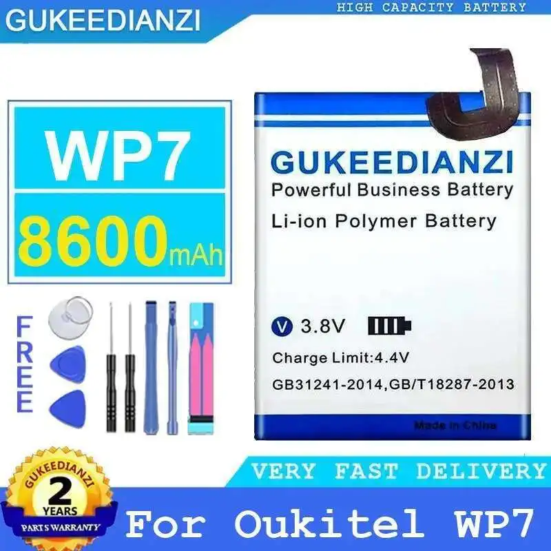 

Для Oukitel WP7 экологически чистый аккумулятор мобильного телефона 8600 мАч