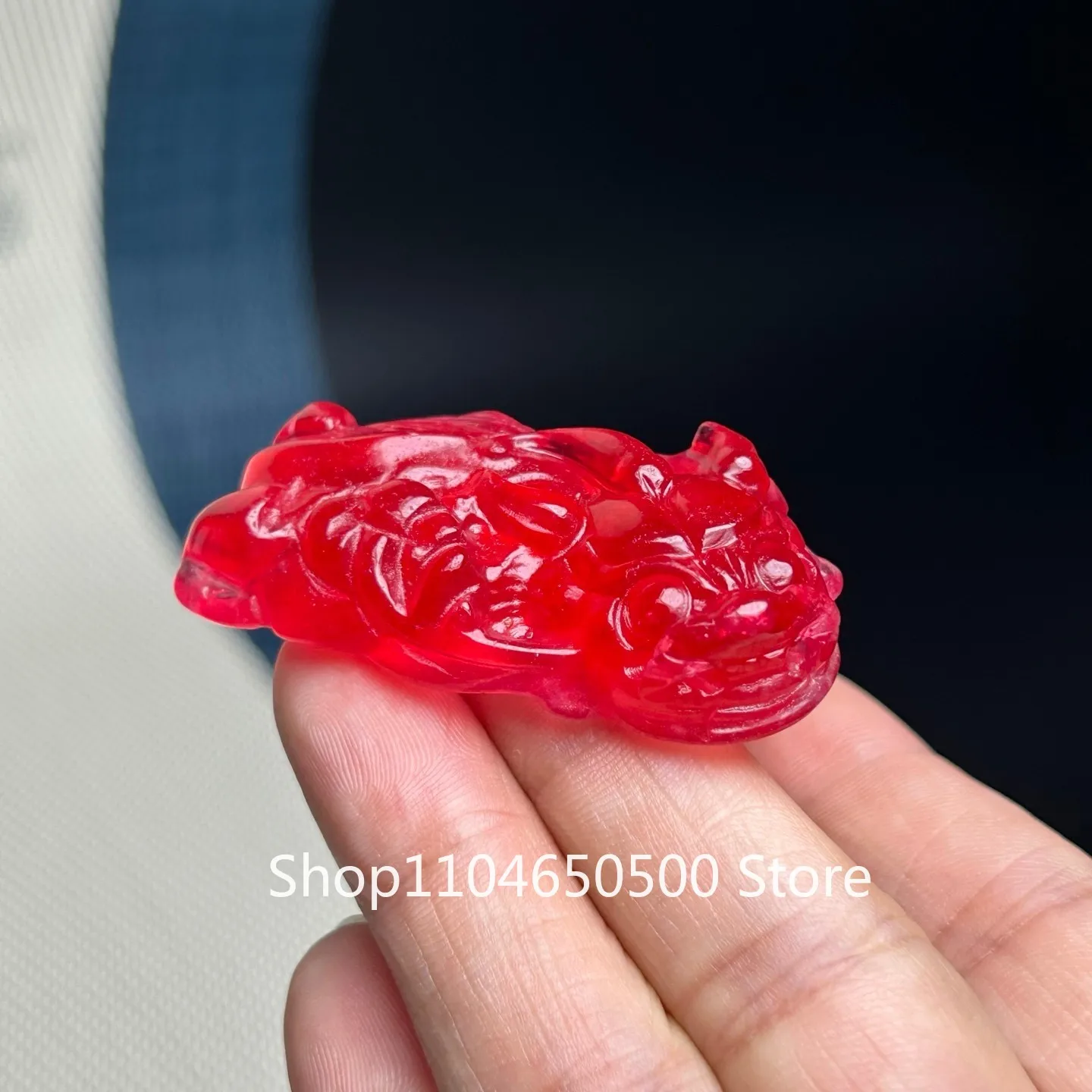 

Сертифицированные счастливые подвески и ожерелья Pixiu из натурального ледяного красного нефрита и жадеита