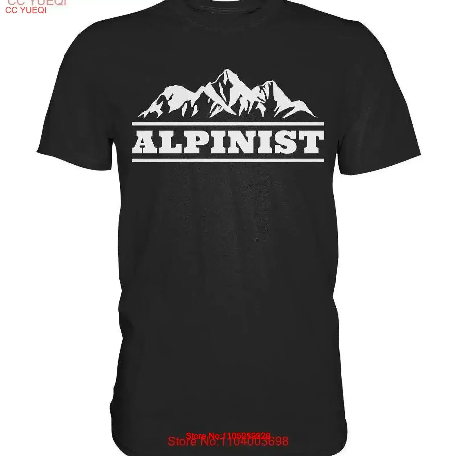 

Футболка Alpinist Premium для альпинистов и походов, альпов, пеших прогулок, винтажная стираная дизайнерская одежда, мягкая модная стильная одежда для дома