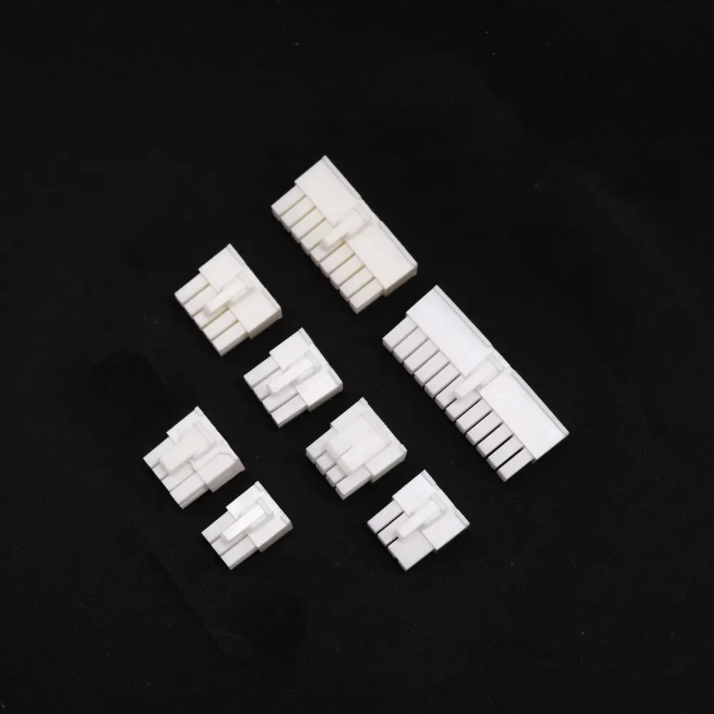 4.2mm 5557 White Connector 24Pin 18Pin 10pin ATX 4+4P EPS 8Pin CPU 6+2P GPU 6pin PCIE Housing Jacket Modular Power Cable Use