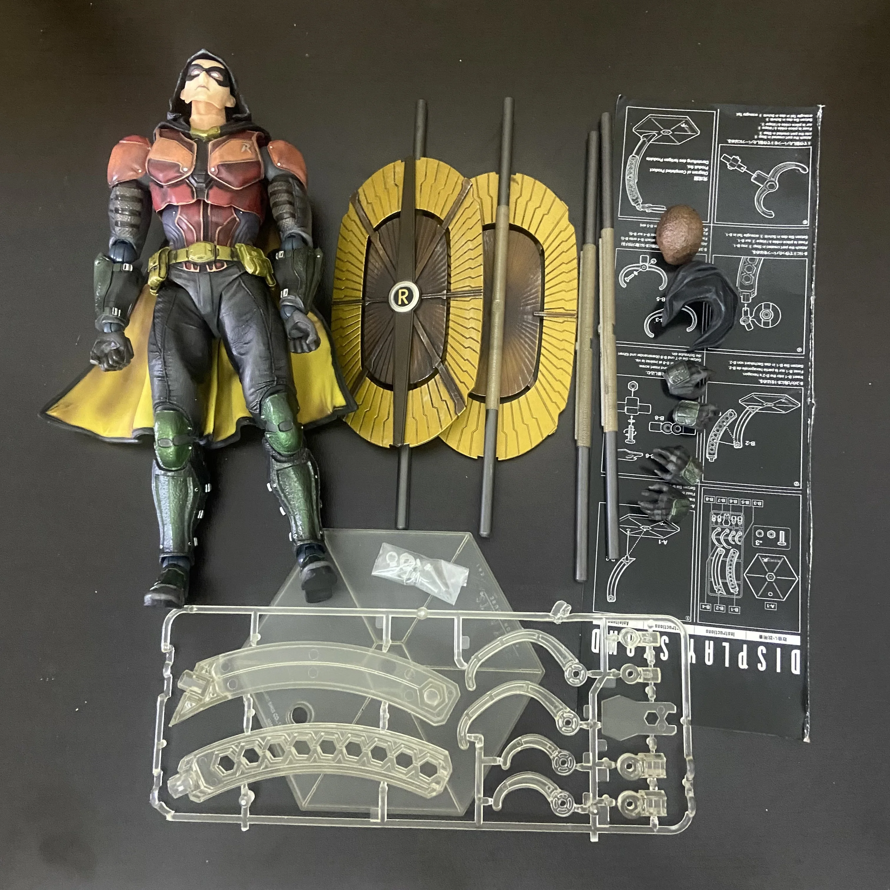 

Play Arts DC Batman Arkham Knight Robin ПВХ Фигурка Высококачественная Коллекционная Модель Игрушки 26 см KO Версия В наличии Быстрая Доставка