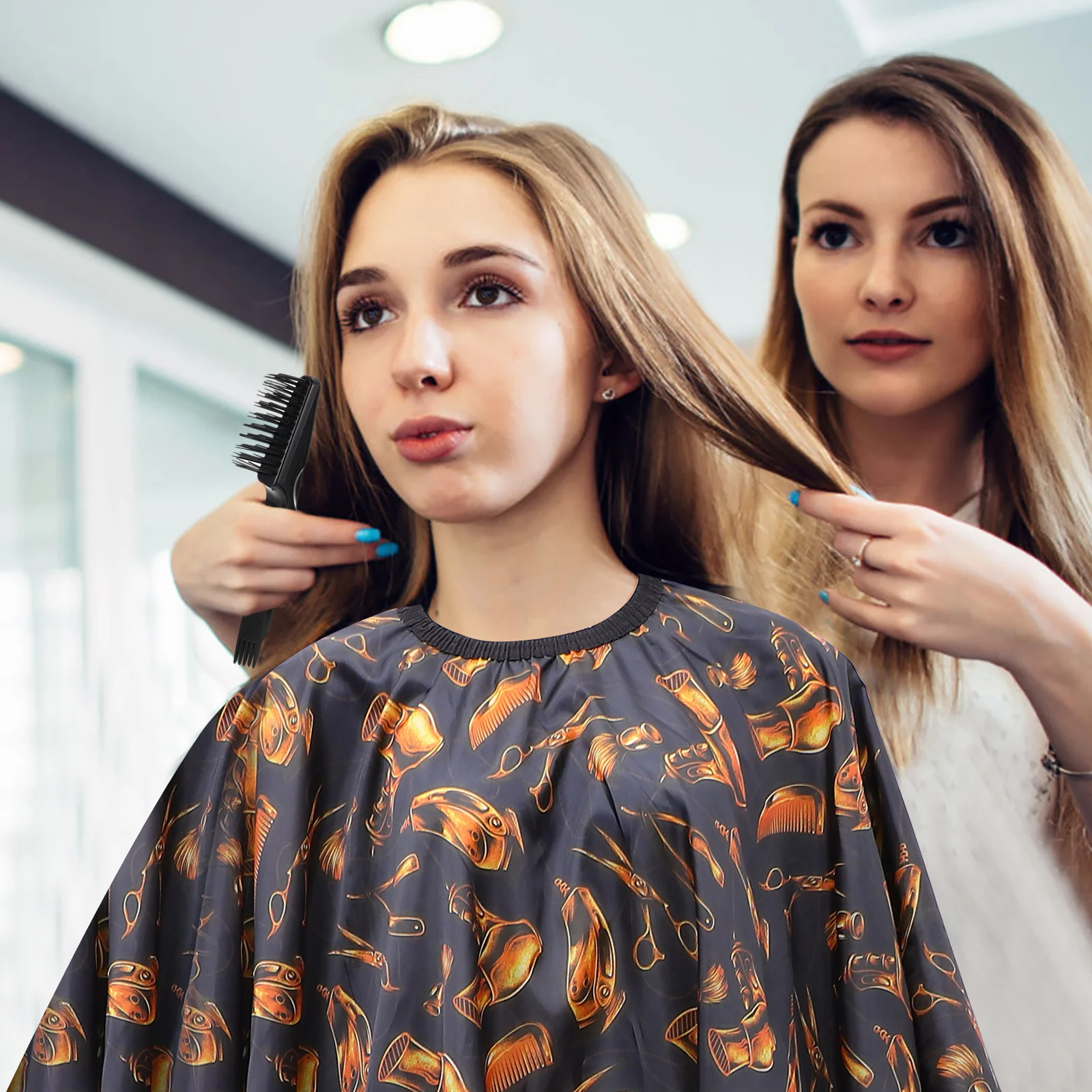 1 комплект, 1 комплект инструментов для чистки щетки для волос, компактный очиститель расчески для обслуживания расчески, средство для удаления волос с грабли, расческа с подушкой безопасности