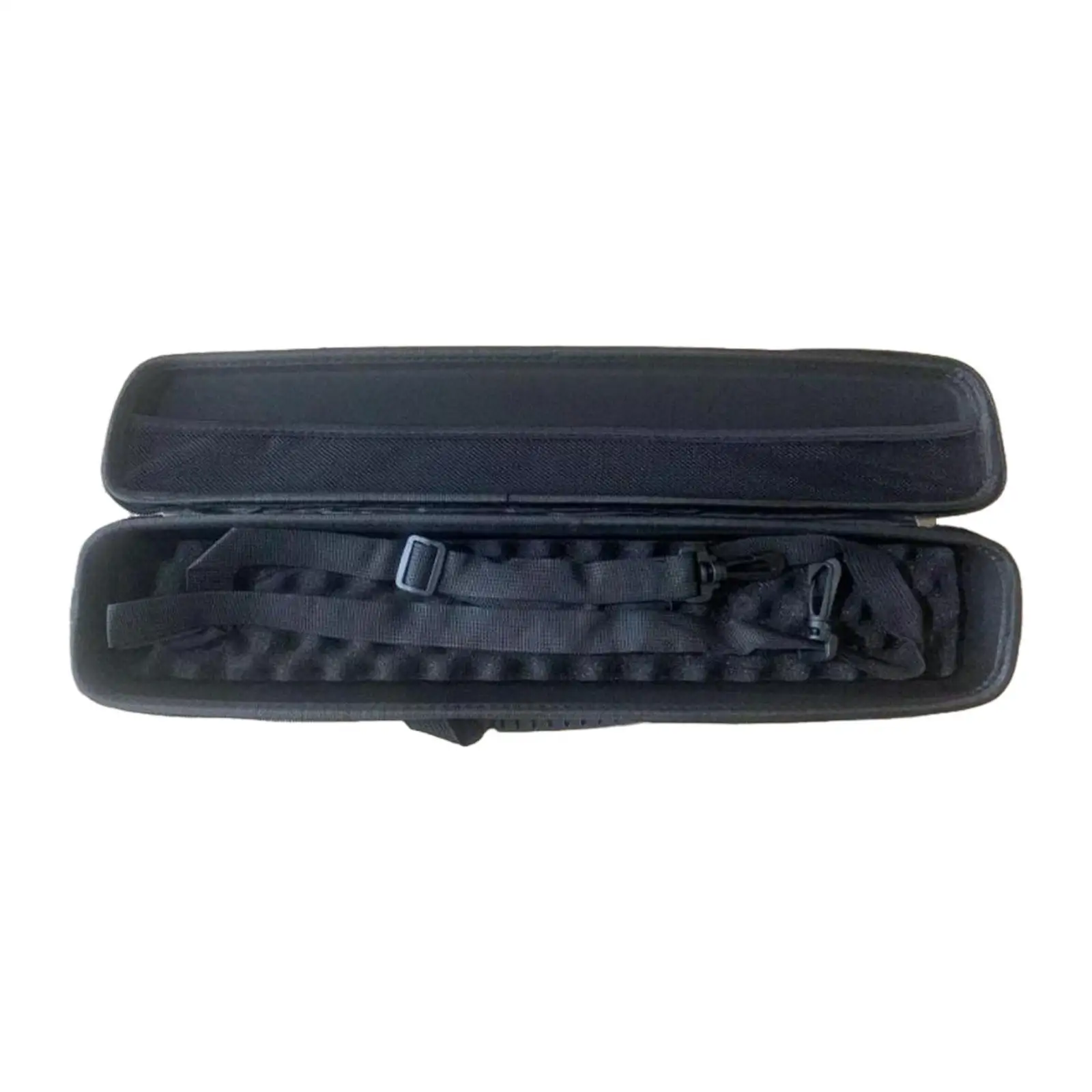 Fishing Tackle Bag Carry Bag with Strap Hard Shell Organizer Fishing Rod Bag for Telescopic Fishing Rod Outdoor Lures