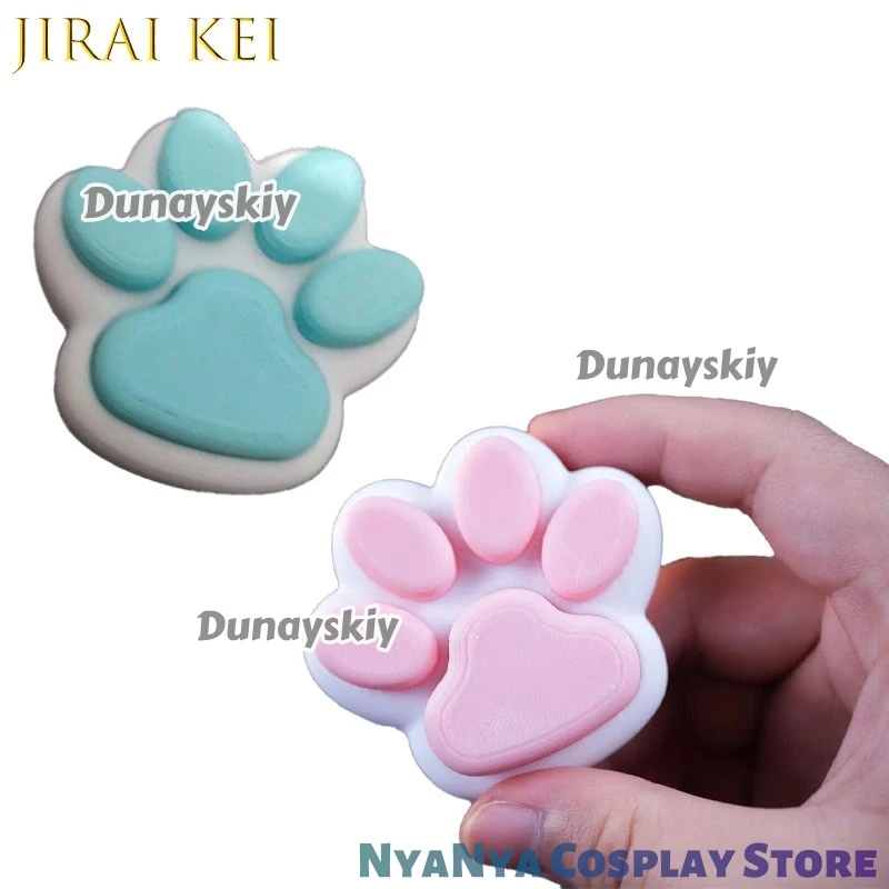 

Аниме наряд высокого качества с 3D принтом кошачьей лапы, реквизит для снятия стресса, аксессуар для косплея, офисная супер мягкая декомпрессия, сладкий запах