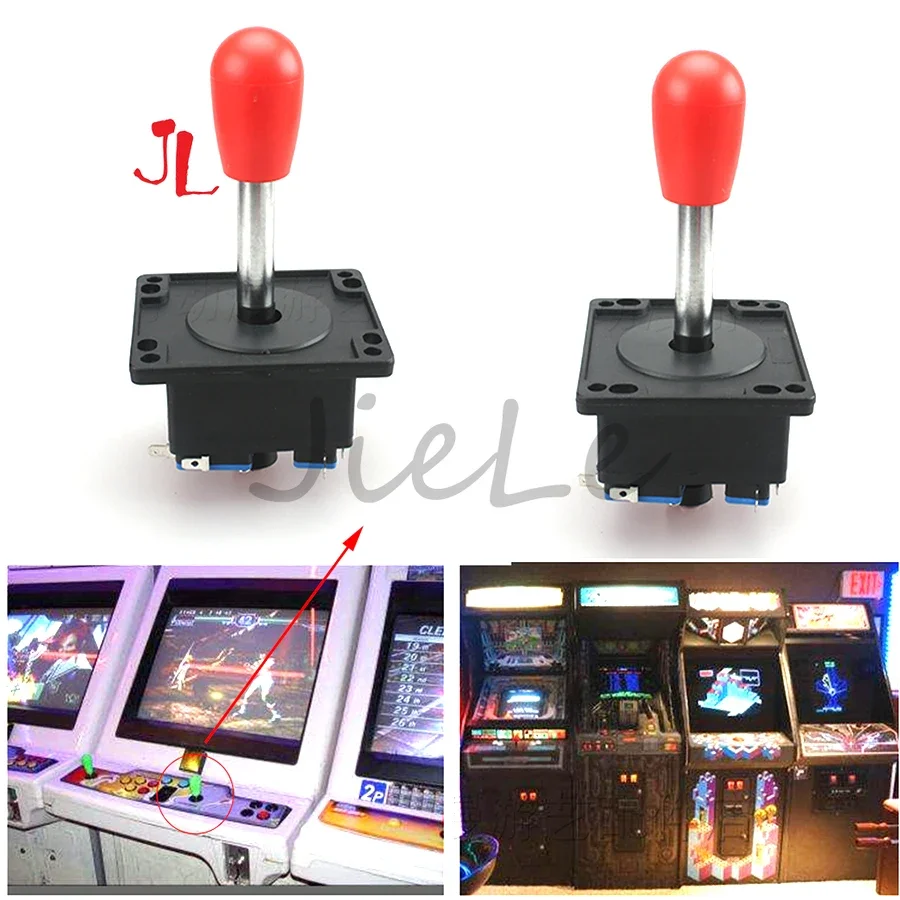 SNK Neo Geo Joystick Black 4/8 Way Stick Durable HAPP Style Joystick Spanish Style Arcade Cocktail Cabinet DIY