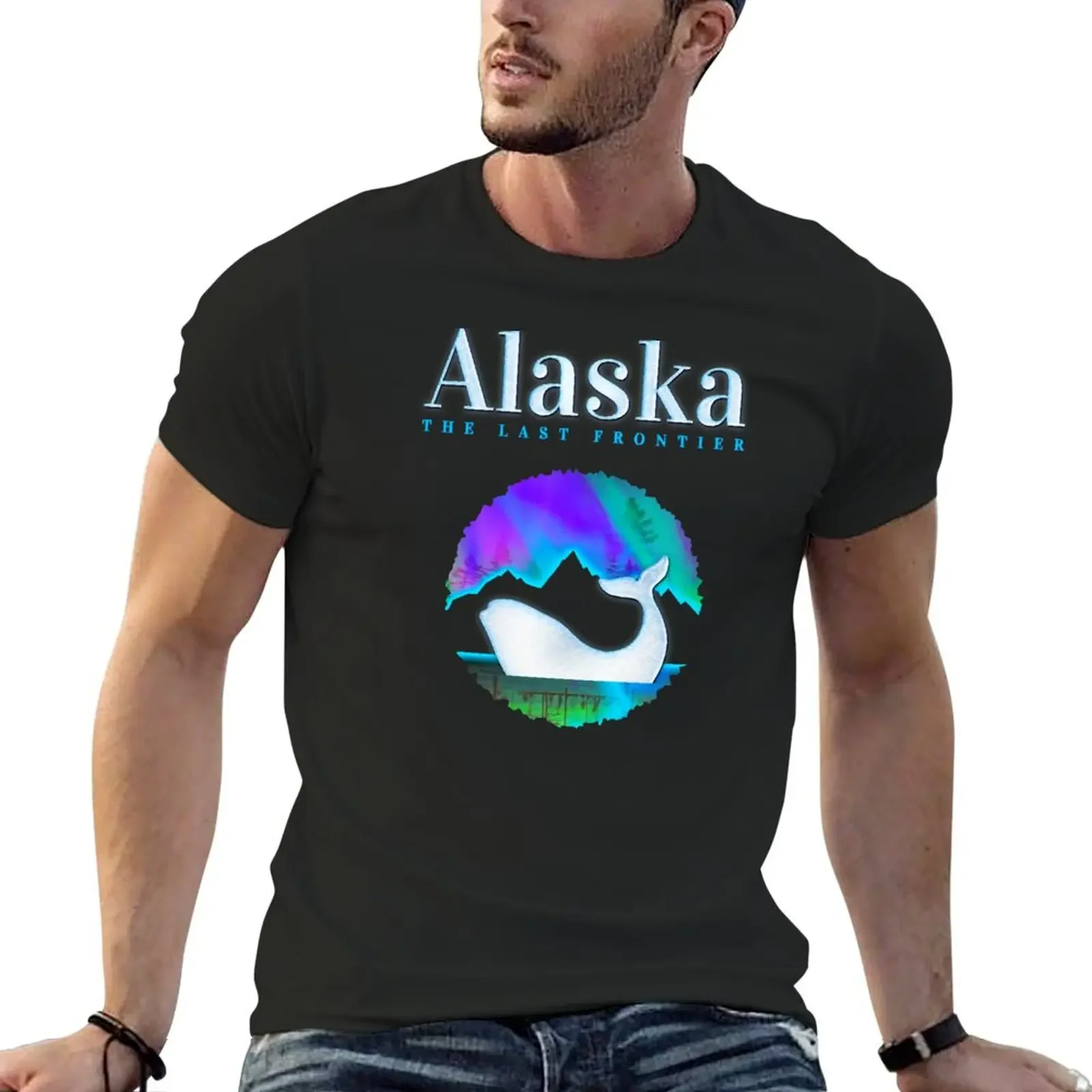 

Alaska Orca Whale, Alaska Northern Lights T-Shirt blacks plus size tops mens graphic t-shirts pack