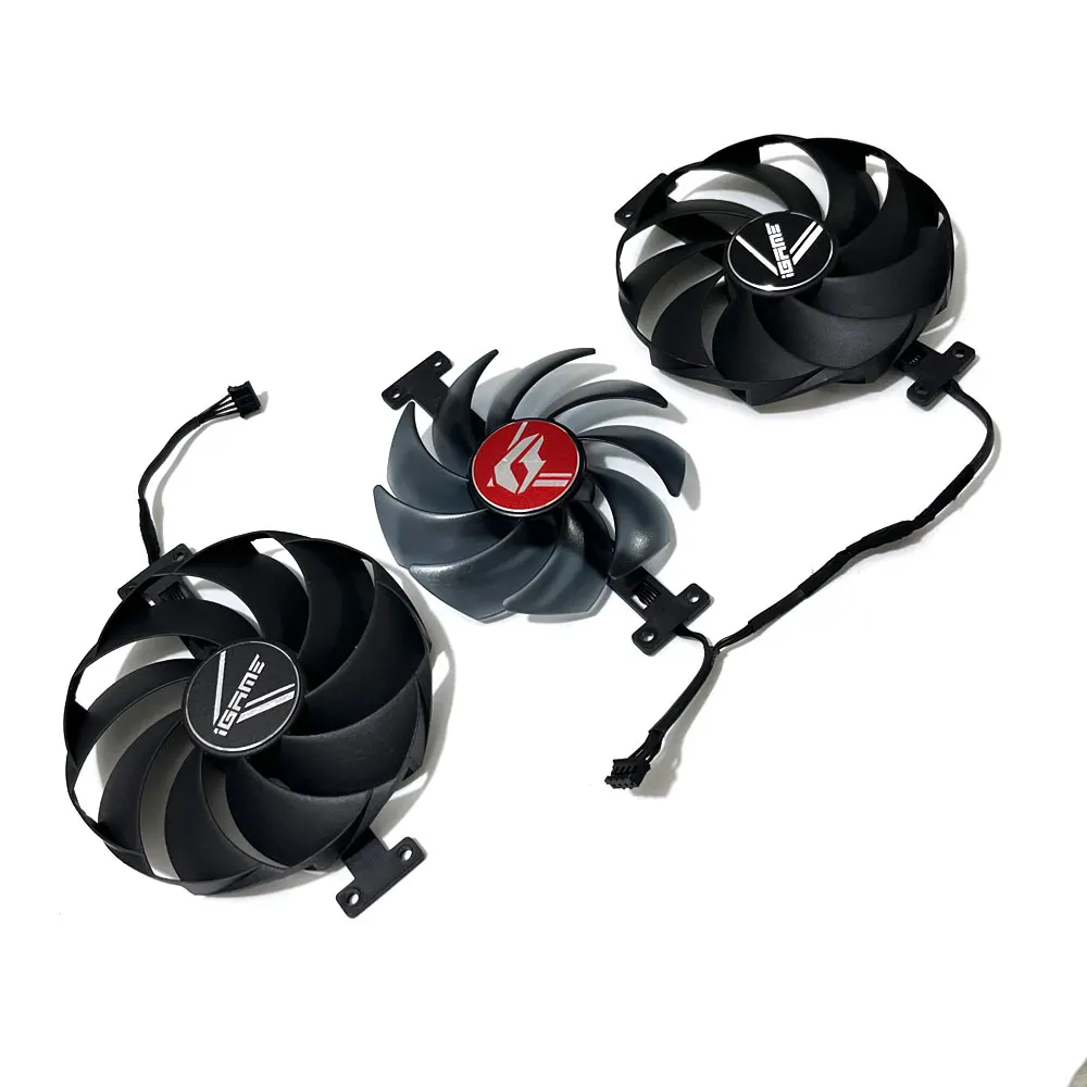 Original RTX4080 4070 Graphics Card Cooler Cooling Fan For COLORFUL GeForce RTX 4070 4060TI 4080 4090  iGame Advanced OC GPU Fan