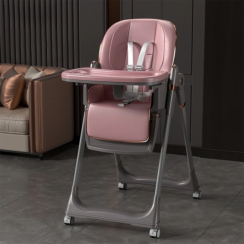 Baby dining home chair, baby seat can be used for sitting and reclining at the dining table